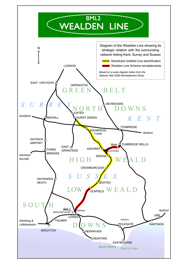 Wealden Line Route Plan 2022